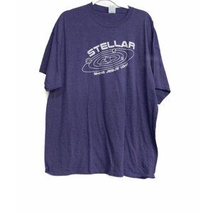 Stellar "Shine Jesus Light" Purple Graphic T-Shirt